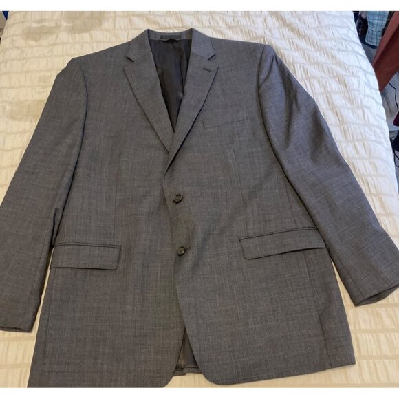 Lauren Ralph Lauren Mens 100% Wool Blazer Gray Size 44L - Picture 3 of 13